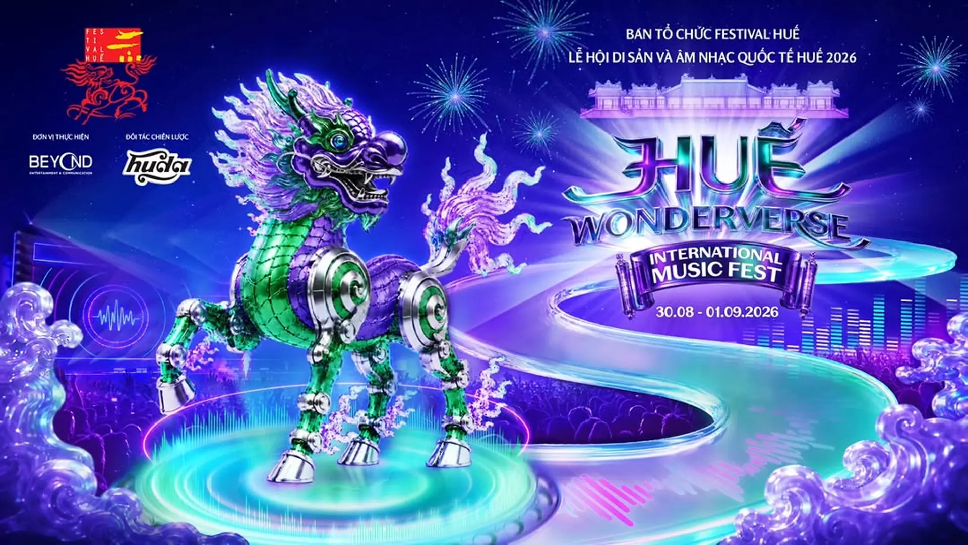 Hue Wonderverse Music Fest 2026: Lịch diễn và dàn nghệ sĩ tham gia