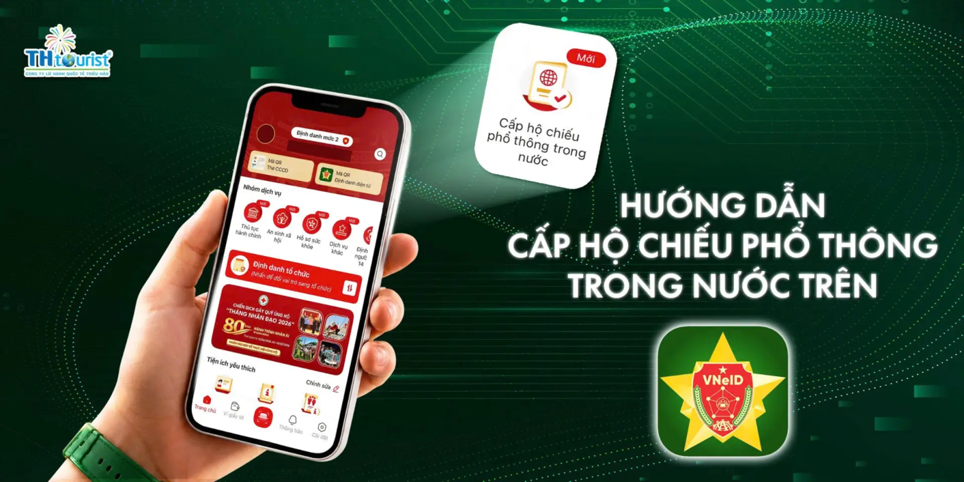 Hướng dẫn làm hộ chiếu phổ thông trong nước trên VNeID để chuẩn bị du lịch 2026 