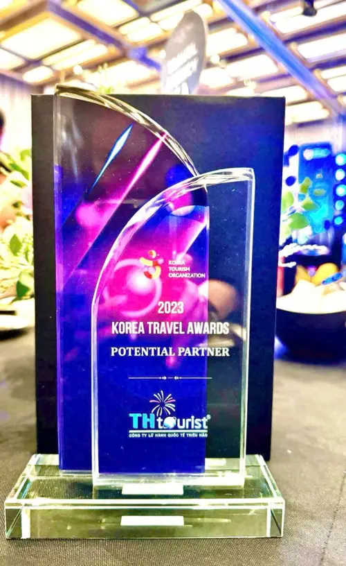 Du Lịch Triều Hảo Nhận Giải Thưởng Korea Travel Awards Potential Partner 2023 Từ Tổng Cục Du Lịch Hàn Quốc
