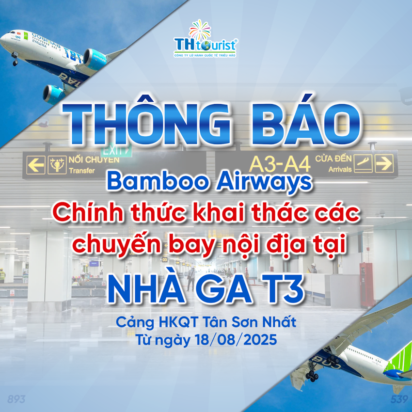 Bamboo Airways Khai Thác Bay Nội Địa Tại Nhà Ga T3 Tân Sơn Nhất