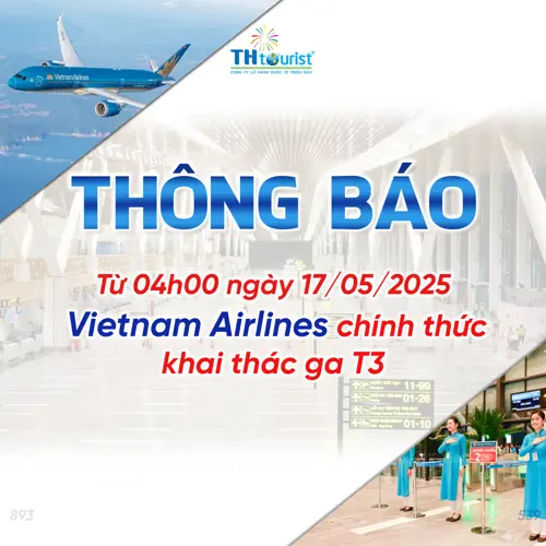 Vietnam Airlines Chính Thức Khai Thác Nhà Ga T3 Từ Ngày 17/05/2025